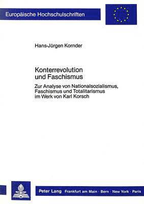 Konterrevolution Und Faschismus 1