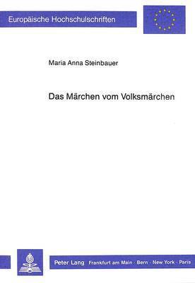 bokomslag Das Maerchen Vom Volksmaerchen