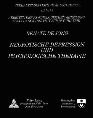 bokomslag Neurotische Depression Und Psychologische Therapie