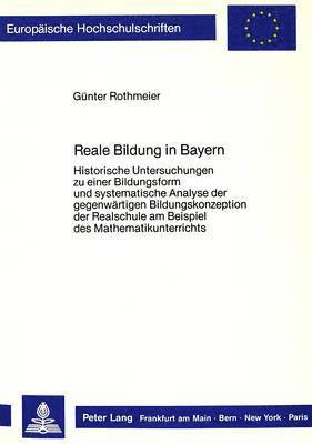 Reale Bildung in Bayern 1