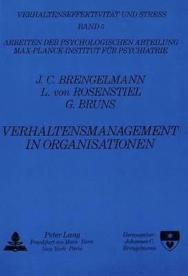 Verhaltensmanagement in Organisationen 1