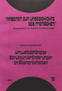 bokomslag Umweltabhaengige Strukturveraenderungen an Steinartefakten