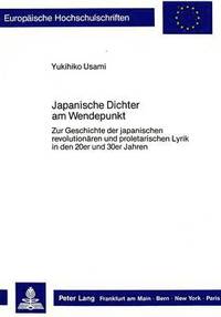 bokomslag Japanische Dichter Am Wendepunkt