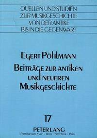 bokomslag Beitraege Zur Antiken Und Neueren Musikgeschichte