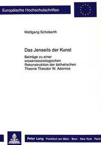 bokomslag Das Jenseits Der Kunst