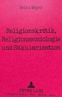 bokomslag Religionskritik, Religionssoziologie Und Saekularisation