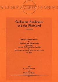 bokomslag Guillaume Apollinaire Und Das Rheinland