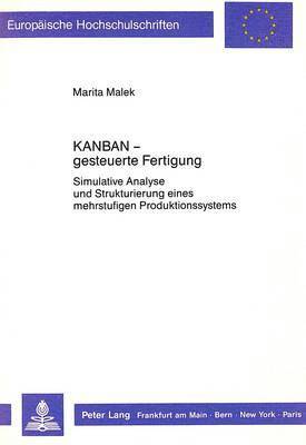 bokomslag Kanban - Gesteuerte Fertigung