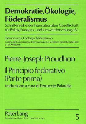 bokomslag Il Principio Federativo (Parte Prima)