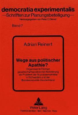 Wege Aus Politischer Apathie? 1