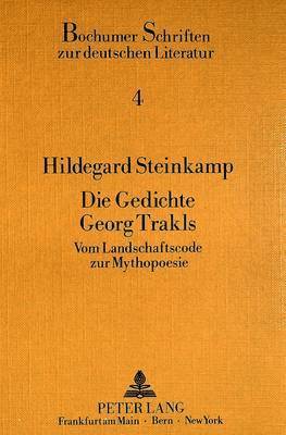 bokomslag Die Gedichte Georg Trakls