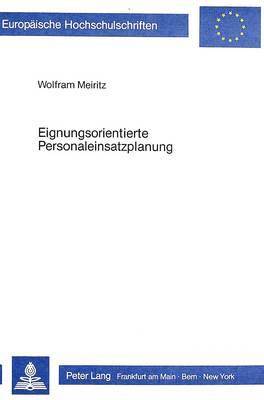 bokomslag Eignungsorientierte Personaleinsatzplanung