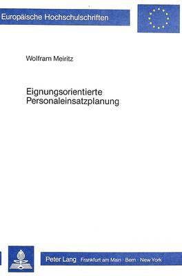 bokomslag Eignungsorientierte Personaleinsatzplanung