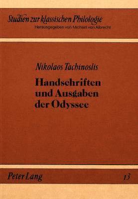 bokomslag Handschriften Und Ausgaben Der Odyssee