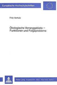 bokomslag Oekologische Vorranggebiete - Funktionen Und Folgeprobleme