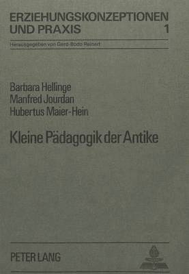 bokomslag Kleine Paedagogik Der Antike