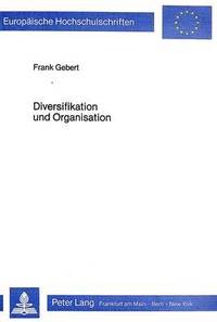 bokomslag Diversifikation Und Organisation