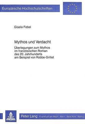 Mythos Und Verdacht 1