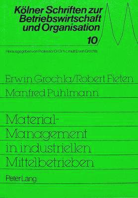 bokomslag Material-Management in Industriellen Mittelbetrieben