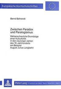 bokomslag Zwischen Paradox Und Paralogismus