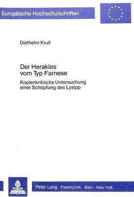 bokomslag Der Herakles Vom Typ Farnese