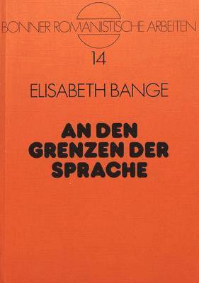 bokomslag Grenzen Der Sprache