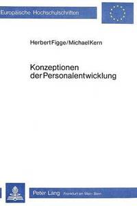 bokomslag Konzeptionen Der Personalentwicklung