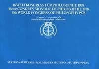 bokomslag 16. Weltkongress Fuer Philosophie 1978- 16me Congrs Mondial de Philosophie- 16th World Congress of Philosophy 1978