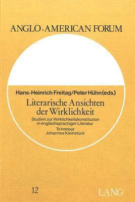 bokomslag Literarische Ansichten Der Wirklichkeit