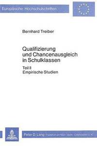 bokomslag Qualifizierung Und Chancenausgleich in Schulklassen