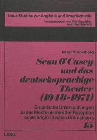 bokomslag Sean O'Casey Und Das Deutschsprachige Theater (1948-1974)