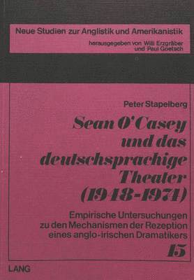 Sean O'Casey Und Das Deutschsprachige Theater (1948-1974) 1
