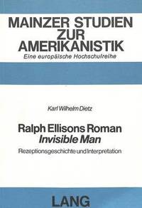 bokomslag Ralph Ellisons Roman Invisible Man