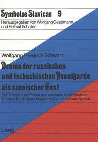 bokomslag Drama Der Russischen Und Tschechischen Avantgarde ALS Szenischer Text