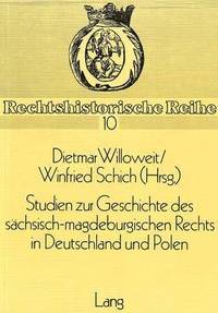 bokomslag Studien Zur Geschichte Des Saechsisch-Magdeburgischen Rechts in Deutschland Und Polen