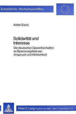 Solidaritaet Und Interesse 1