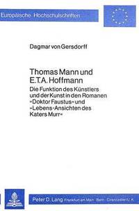 bokomslag Thomas Mann Und E.T.A. Hoffmann