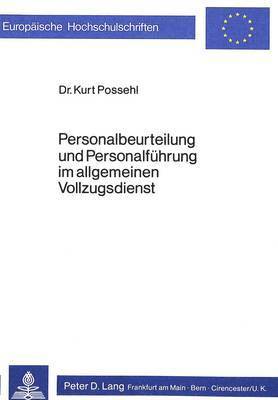 bokomslag Personalbeurteilung Und Personalfuehrung Im Allgemeinen Vollzugsdienst