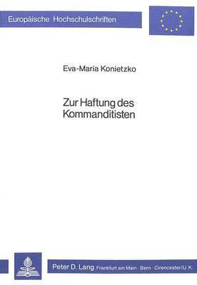 bokomslag Zur Haftung Des Kommanditisten