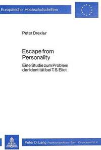 bokomslag Escape from Personality