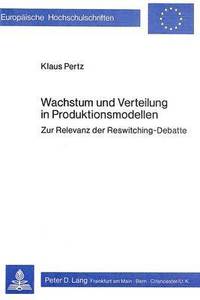 bokomslag Wachstum Und Verteilung in Produktionsmodellen