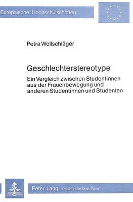 Geschlechterstereotype 1