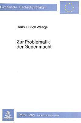 bokomslag Zur Problematik Der Gegenmacht