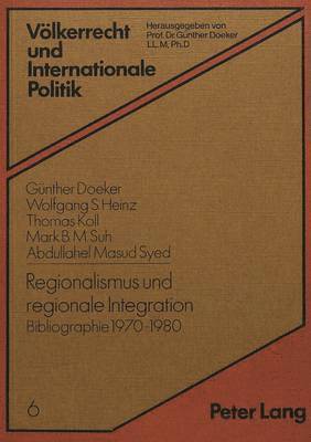 Regionalismus Und Regionale Integration 1