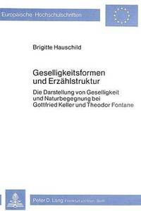 bokomslag Geselligkeitsformen Und Erzaehlstruktur