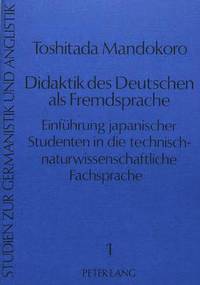 bokomslag Didaktik Des Deutschen ALS Fremdsprache