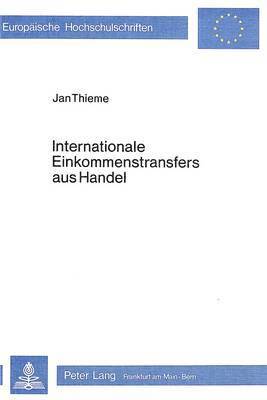 Internationale Einkommenstransfers Aus Handel 1