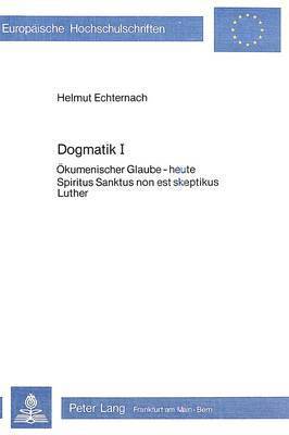 bokomslag Dogmatik I