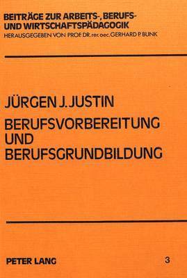 bokomslag Berufsvorbereitung Und Berufsgrundbildung