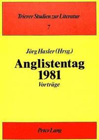 bokomslag Anglistentag 1981